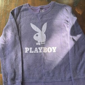 Purple Playboy Crewneck